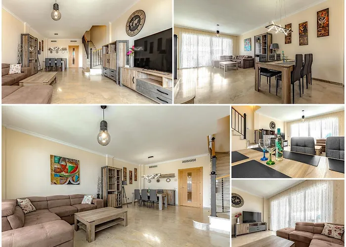 Spacious Ocean View Family Townhouse Apartment Puerto de Santiago (Tenerife)